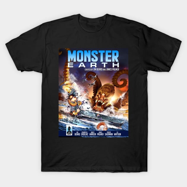 Monster Earth T-Shirt by Mechanoidpress